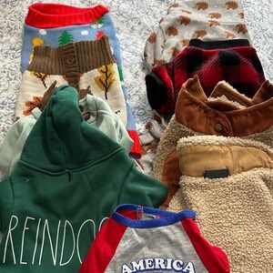 BUNDLE (10 items) of Small Dog Clothes